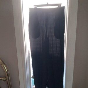 Jones New York Black Silk Trousers | Size 10